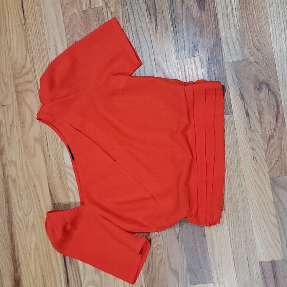 Women's Milk & Honey Asymmetrical Red Blouse